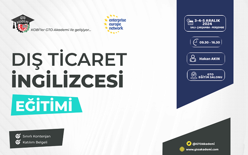 DIŞ TİCARET İNGİLİZCESİ EĞİTİMİ