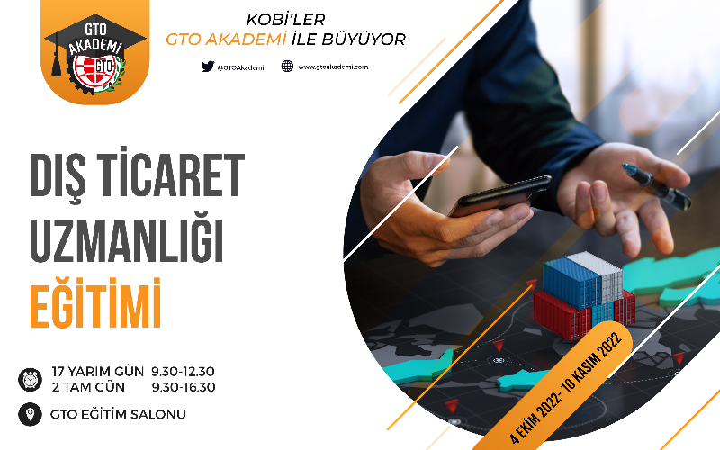 DIŞ TİCARET UZMANLIĞI EĞİTİMİ