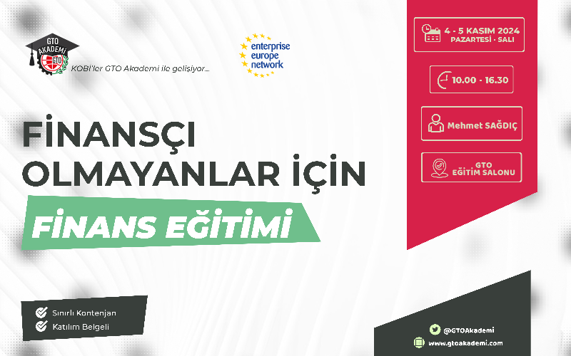 FİNANSÇI OLMAYANLAR İÇİN FİNANS EĞİTİMİ