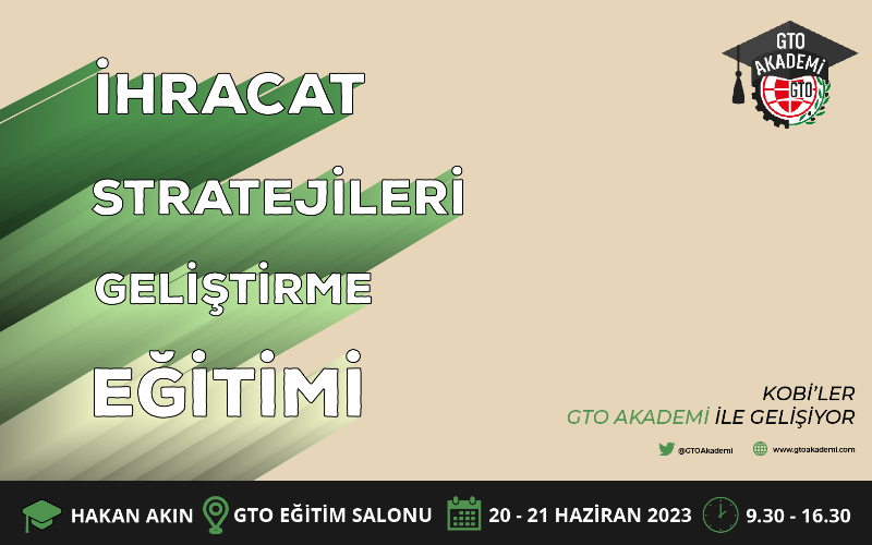 İHRACAT STRATEJİLERİ GELİŞTİRME EĞİTİMİ